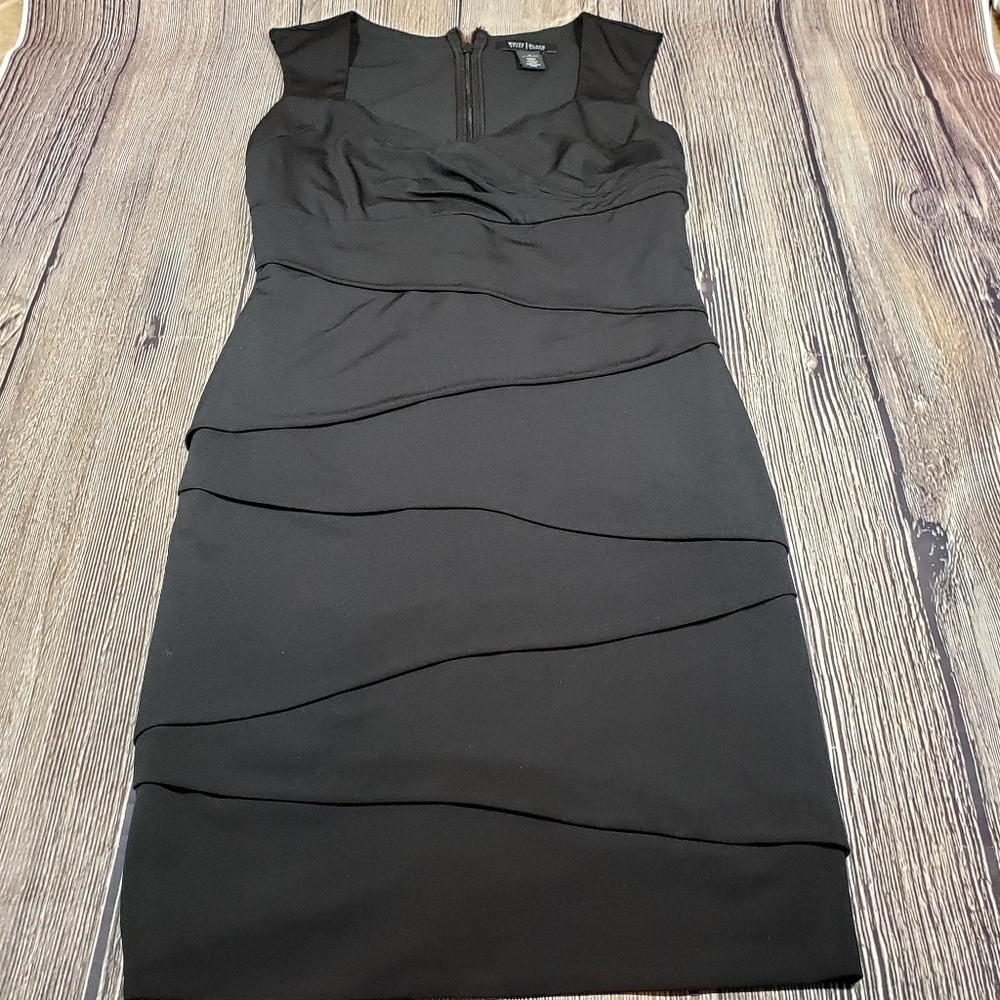 WHBM black bodycon dress size 4